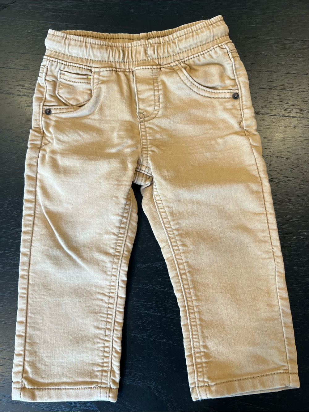 Cat & Jack Kids Tan Elastic Waist Pull-On Pants